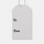 ケルトの木の贈り物ラベル ギフトタグ (裏面)