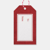 ケルトの木クリスマスギフトラベル ギフトタグ (裏面)