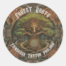 ケルトの木ドラゴン – AI Art生成タトゥーアート