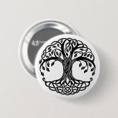 ケルトの木ボタン 缶バッジ (正面&裏面)