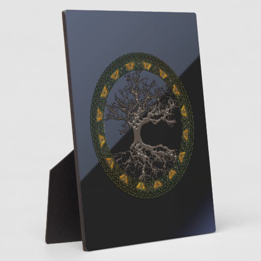 ケルトの木 フォトプラーク (側面)