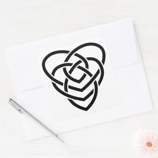 ケルトの母性結び目 スクエアシール (封筒)