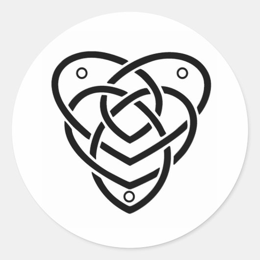 ケルトの母性結び目 ラウンドシール (正面)