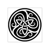 ケルトの渦巻きアートスタンプ ラバースタンプ (インプリント)