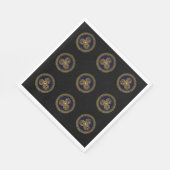 ケルトの渦巻き旋回の輪ナプキン スタンダードランチョンナプキン (角)