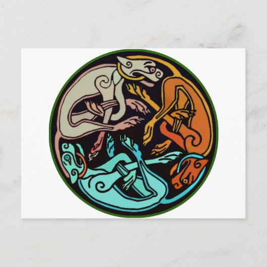 ケルトの犬 ポストカード (正面)