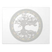 ケルトの生命の木 ノートパッド (正面)