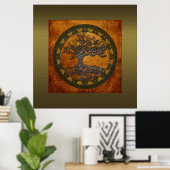 ケルトの生命の木 ポスター (ホームオフィス)