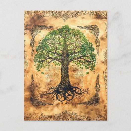 ケルトの生命の木 ポストカード (正面)
