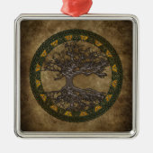 ケルトの生命の木 メタルオーナメント (正面)