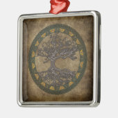 ケルトの生命の木 メタルオーナメント (左)