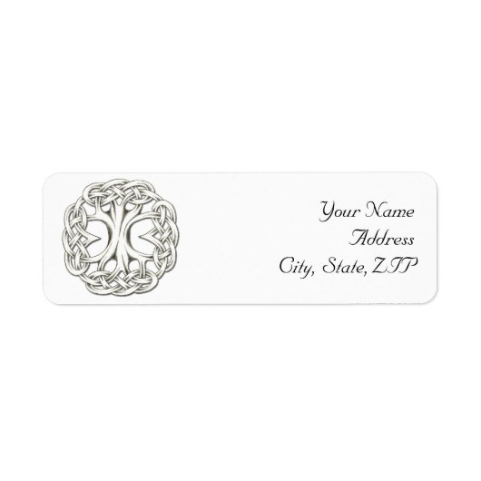 ケルトの生命の木 ラベル (正面)