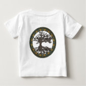 ケルトの生命の木[Yggdrasil] ベビーTシャツ (裏面)