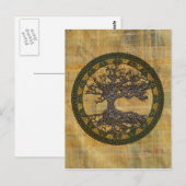 ケルトの生命の木[Yggdrasil] ポストカード (正面/裏面)