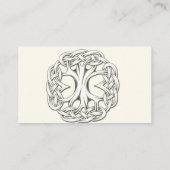 ケルトの生命の結婚木の座席表 プレイスカード (裏面)