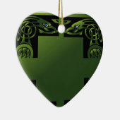 ケルトの竜 セラミックオーナメント (右)