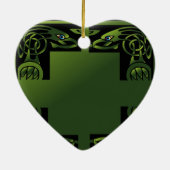 ケルトの竜 セラミックオーナメント (裏面)