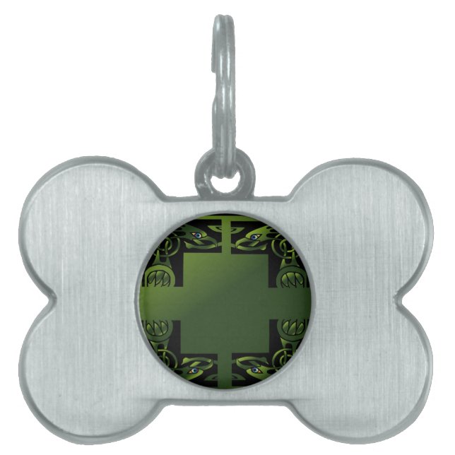 ケルトの竜 ペットネームタグ (正面)