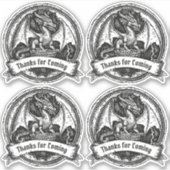 ケルトの竜 | Fairytaleの結婚ステッカーセット シール (正面)