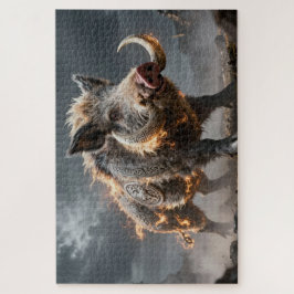 ケルトの精霊動物イノシシジグソーパズル ジグソーパズル