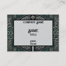 ケルトの緑と銀剣 名刺