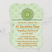 ケルトの聖パトリックデーパーティー招待状 招待状 (正面/裏面)