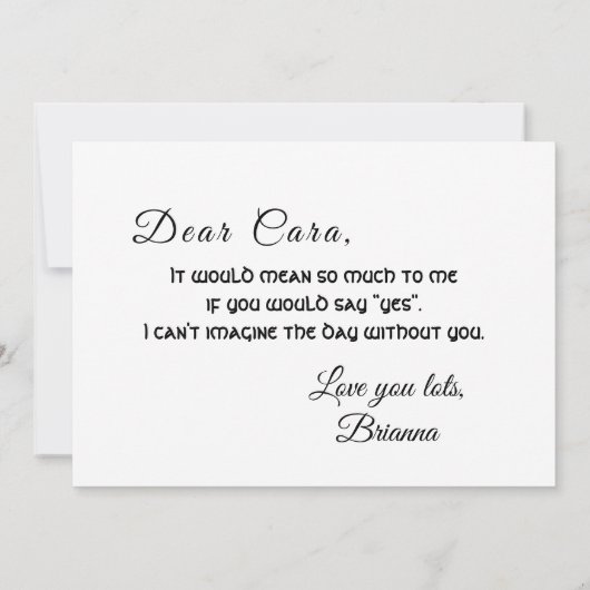 ケルトの記号と葉 招待状 (裏面)