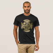 ケルトの金の結び目 Tシャツ (正面フル)