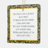 ケルトの開花 セラミックオーナメント (左)