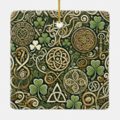 ケルトの開花 セラミックオーナメント (裏面)