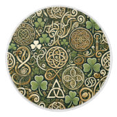 ケルトの開花 セラミックノブ (正面)