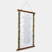 ケルトの開花 吊り下げ型タペストリー (傾斜あり)