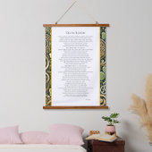 ケルトの開花 吊り下げ型タペストリー (寝室)