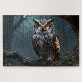 ケルトの霊獣フクロウジグソーパズル ジグソーパズル