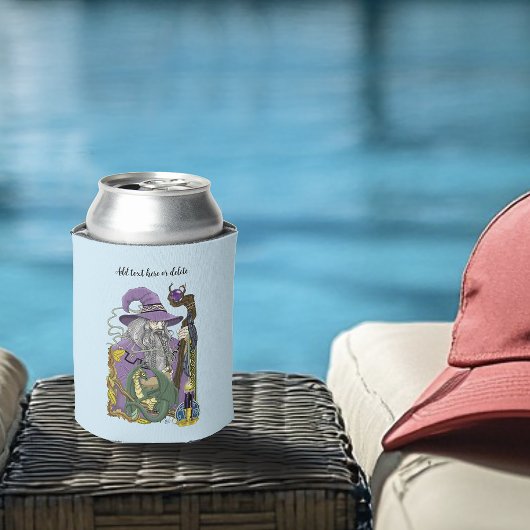ケルトの魔法使いドラゴンファンタジー パープル 缶クーラー