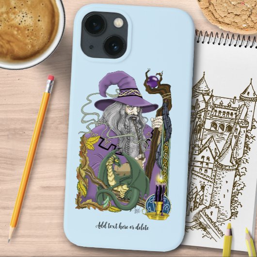 ケルトの魔法使いドラゴンファンタジー パープル Case-Mate iPhoneケース
