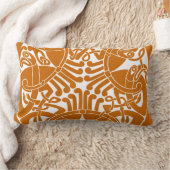 ケルトの鳥のサークル任意のカスタムカラー枕を選択 ランバークッション (ブランケット)