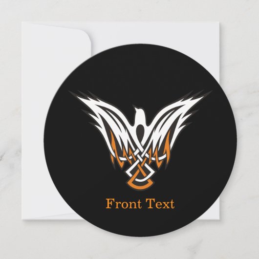 ケルトの鳥 招待状 (正面)