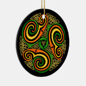 ケルトらせん状オーナメント セラミックオーナメント (右)