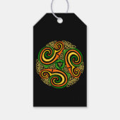 ケルトらせん状ギフトラベル ギフトタグ (正面)