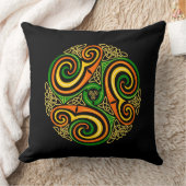 ケルトらせん状枕 クッション (ブランケット)