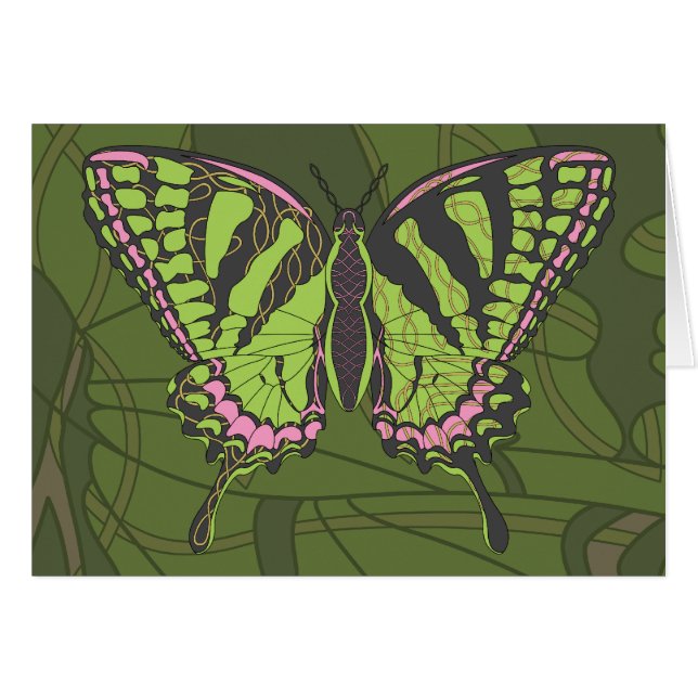 ケルトアゲハチョウカード (正面横)