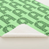 ケルトイニシャル文字Bケルト結び目模様 シェルパブランケット (3/4)