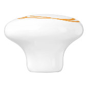 ケルトイニシャルB パーソナライズされた セラミックノブ (側面)