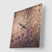 ケルトインスパイアアールヌーボー時計 スクエア壁時計 (傾斜)