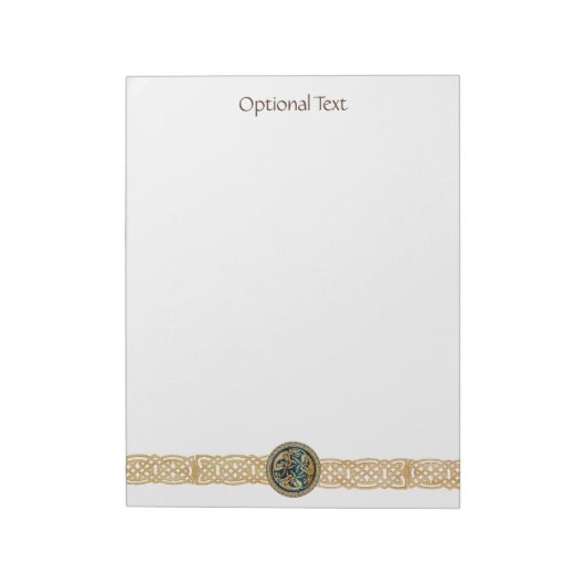 ケルトウルフ結び糸細工トライアド ノートパッド (回転)