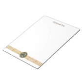 ケルトウルフ結び糸細工トライアド ノートパッド (アングル)