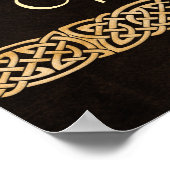 ケルトウルフ結び糸細工トライアド ポスター (角)