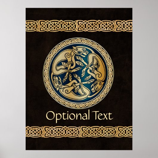 ケルトウルフ結び糸細工トライアド ポスター (正面)