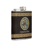 ケルトウルフ結び糸細工三徴 フラスク (右)